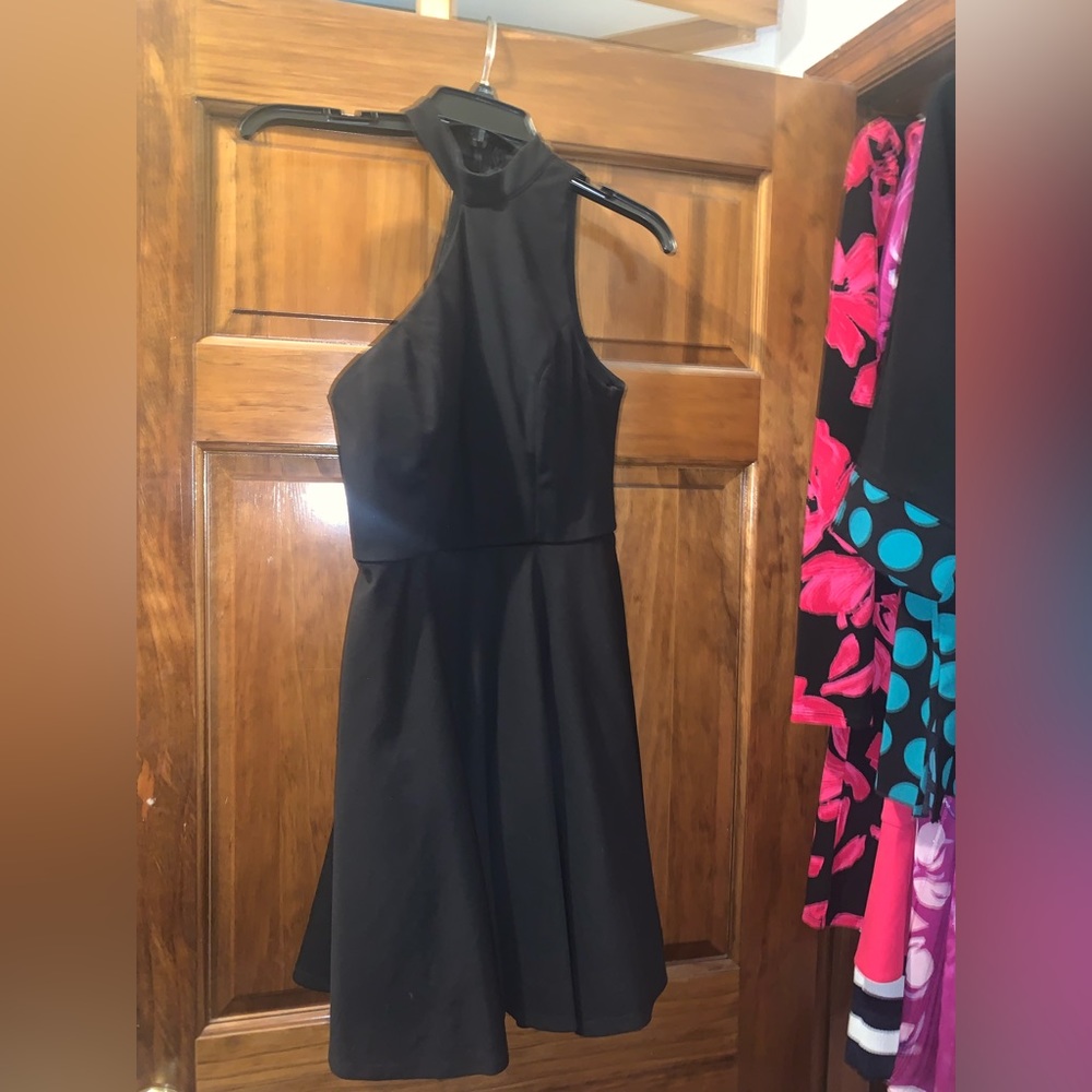 🔥 Black asymmetrical dress